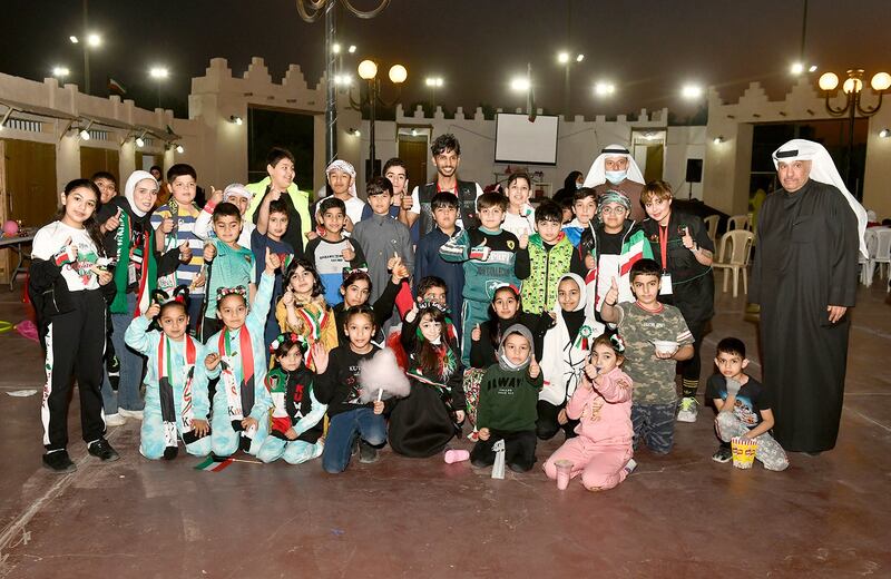 Academy of Voluntary Work celebrates Kuwait National Day. 