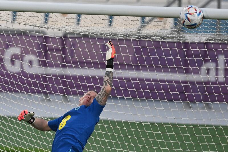 England goalkeeper Jordan Pickford. AFP