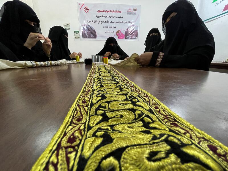 The workshops, organised by a charity, help low-income women to develop skills 