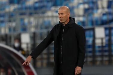 Zinedine Zidane has a contract at Real Madrid until 2022. Reuters