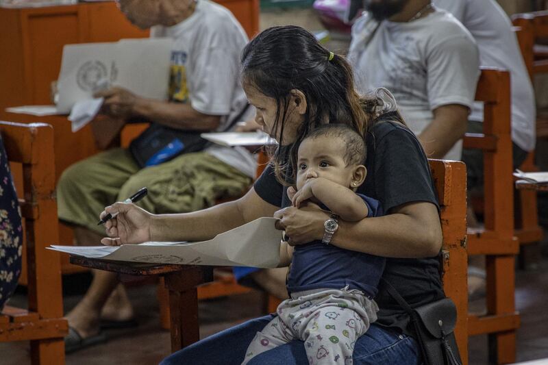 About 60 millions of Filipino voters will head to the polls on May 13. Getty Images