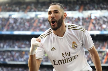 Real Madrid's Karim Benzema has asked UAE residents to unite in the fight against coronavirus. Getty