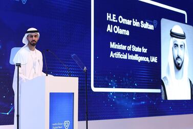 Omar Al Olama, Minister of State for Artificial Intelligence, says the UAE is ahead of global peers when it comes to diverse data, an important part of a healthy AI strategy. Courtesy Digital Next