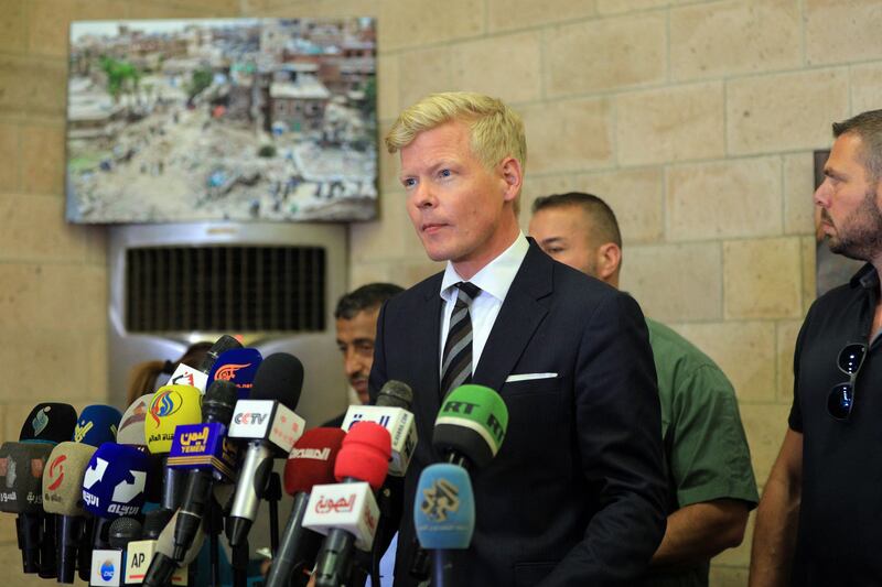 UN special envoy Hans Grundberg said the lack of progress on Taez was 'regrettable'. AFP