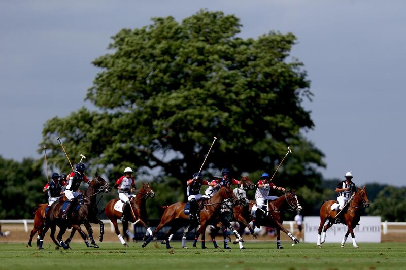 A general view during the Westchester Cup 18th Edition Match between Flannels England and the USA during the 2018 International Day Polo at The Royal County of Berkshire Polo Club in Windsor, England.   Jordan Mansfield / Getty Images