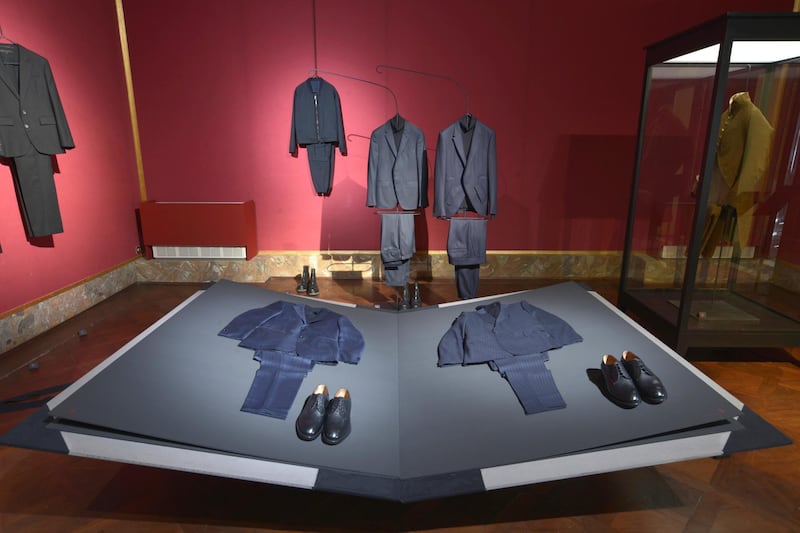 For every black, navy and grey suit, the exhibition has menswear in unconventional cuts and colours. Courtesy Pitti Immagine Uomo