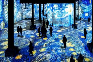 Digital art gallery Infinity des Lumieres will open in Dubai early this year. Supplied
