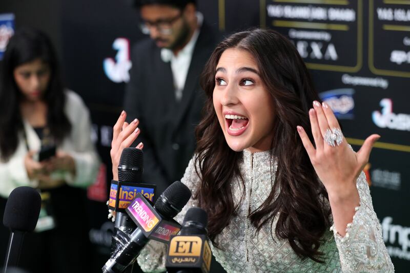 Sara Ali Khan arrives was one of the performers of the night. 