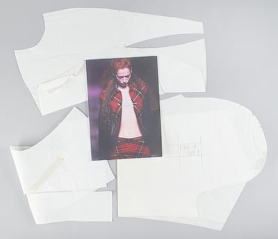 The remarkable sale also includes McQueen's sketches and patterns. Courtesy RR Auction 