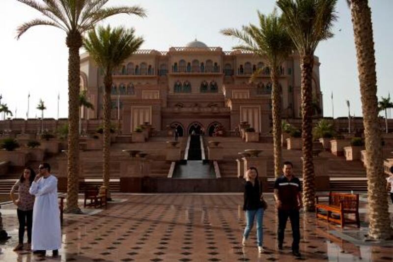 Abu Dhabi, United Arab Emirates, May 1, 2012:     Emirates Palace in Abu Dhabi on May 1, 2012. Christopher Pike / The National