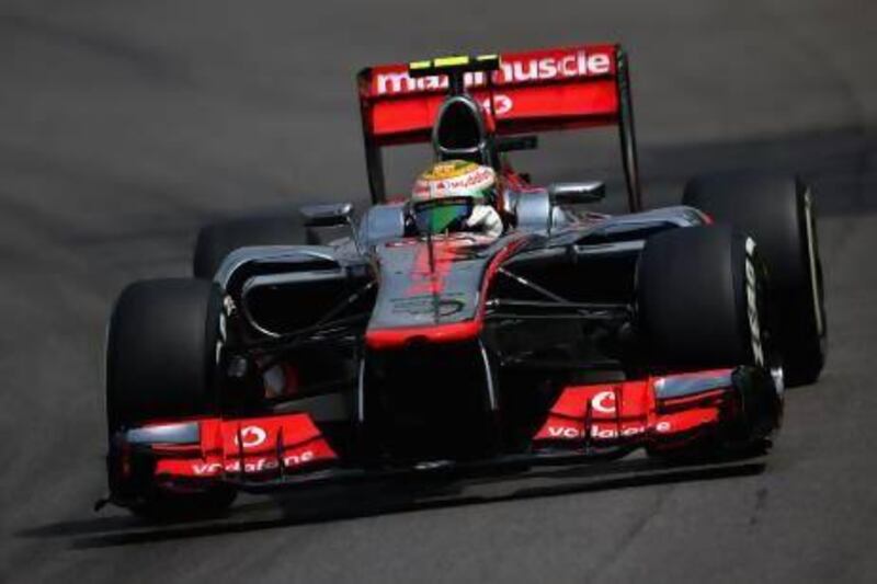 Lewis Hamilton topped the pole one last time for McLaren yesterday.