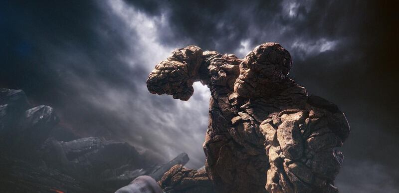 The Fantastic Four’s Thing takes a swing, but there’s no saving this superhero flop. Twentieth Century Fox via AP