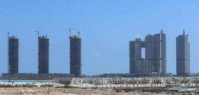A general view of a construction site at New Alamein city on the North Coast, 260 km northwest of Cairo, Egypt. EPA