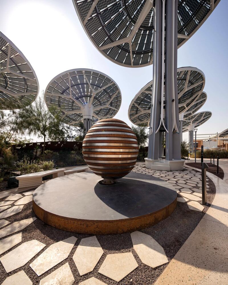 DUBAI, MARCH 11 2021: General view of Takween art installation at Terra - The Sustainability Pavilion as part of Expo 2020 Dubai. (Photo by Dany Eid/Expo 2020 Dubai)