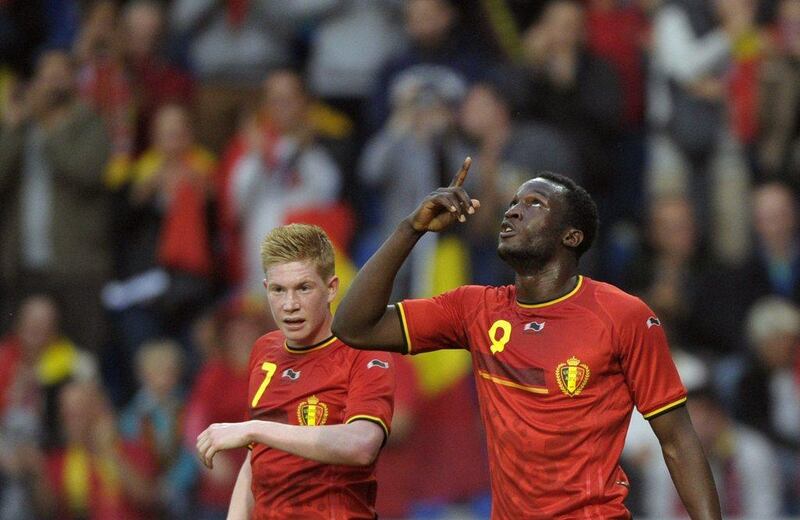 Romelu Lukaku scored three times for Belgium against Luxembourg on Monday night. Laurent Dubrule / Reuters / May 26, 2014