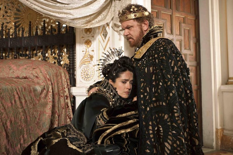 Salma Hayek and John C Reilly in Tale of Tales. Courtesy Front Row Filmed Entertainment