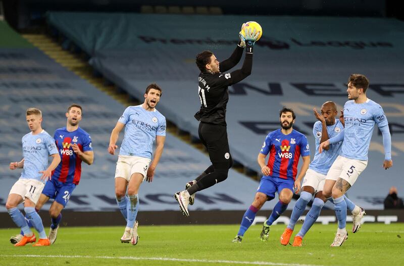 MANCHESTER CITY PLAYER RATINGS: Ederson 6 – Taking the odd goal kick was as tricky as things got for the Brazilian. A quiet night between the sticks. Getty Images