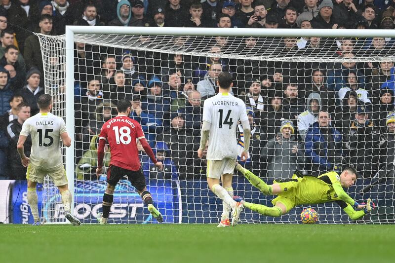 A 4-2 Premier League win at Leeds on February 20. AFP