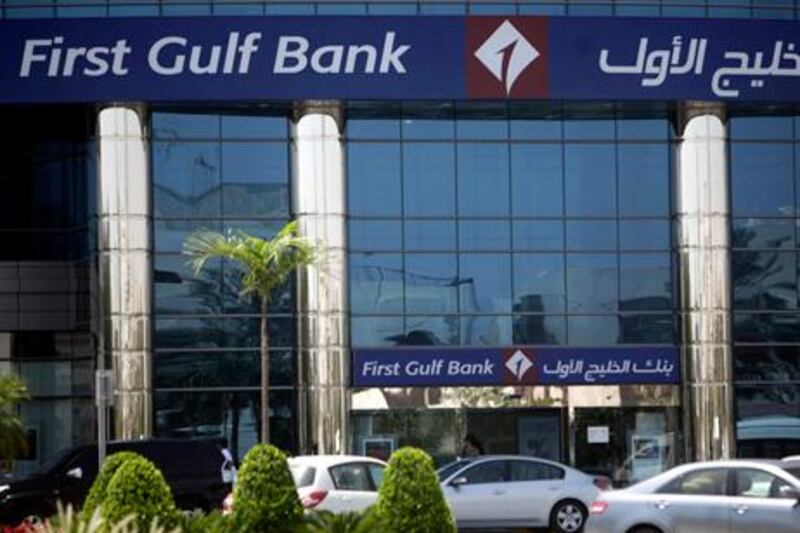 June 23, 2012 (Abu Dhabi) First Gulf Bank in Abu Dhabi June 23, 2013. (Sammy Dallal / The National) *** Local Caption ***  sd-062313-gulfbank-15.jpg