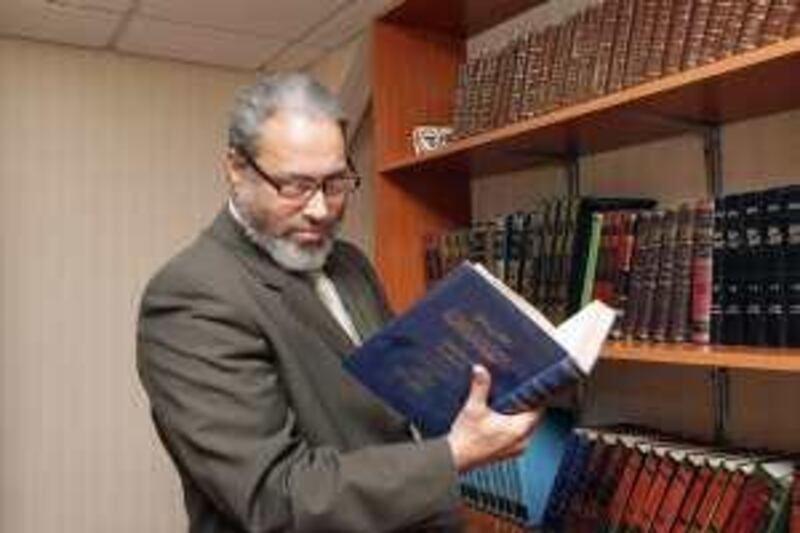 Dubai, 6th Ocgtober 2009.  Hamdi Al-Shiwi (Advocate) at his law office in Deira.  (Jeffrey E Biteng / The National)