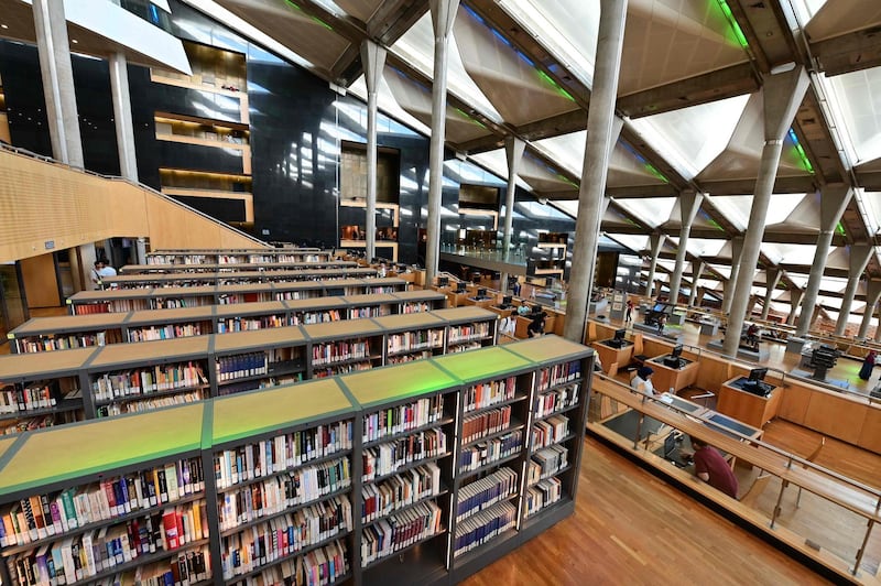 The Bibliotheca was established in 2002. AFP
