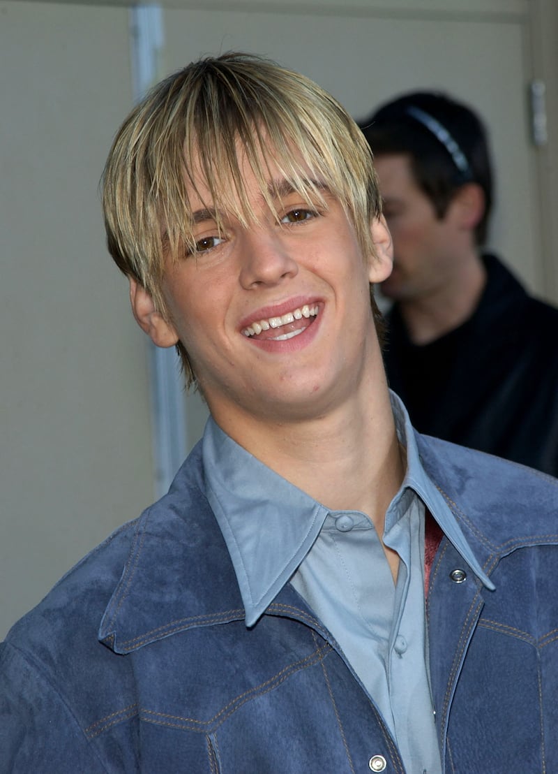 Aaron Carter at the Billboard Music Awards in 2004. AFP