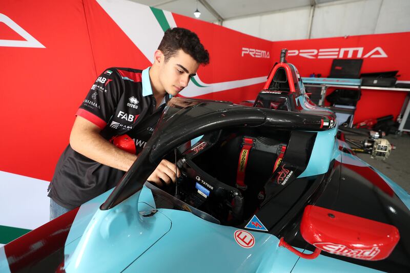 Emirati teenager Rashid Al Dhaheri is preparing for his second season in Formula 4 racing. All images Chris Whiteoak / The National