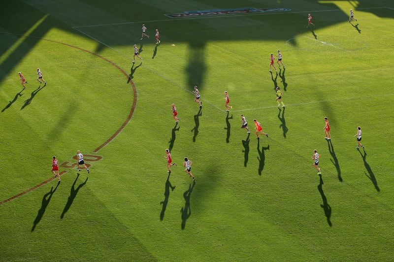 A general view during the round 19 AFL match between the Sydney Swans and the Geelong Cats at Sydney Cricket Ground in Sydney, Australia. Getty