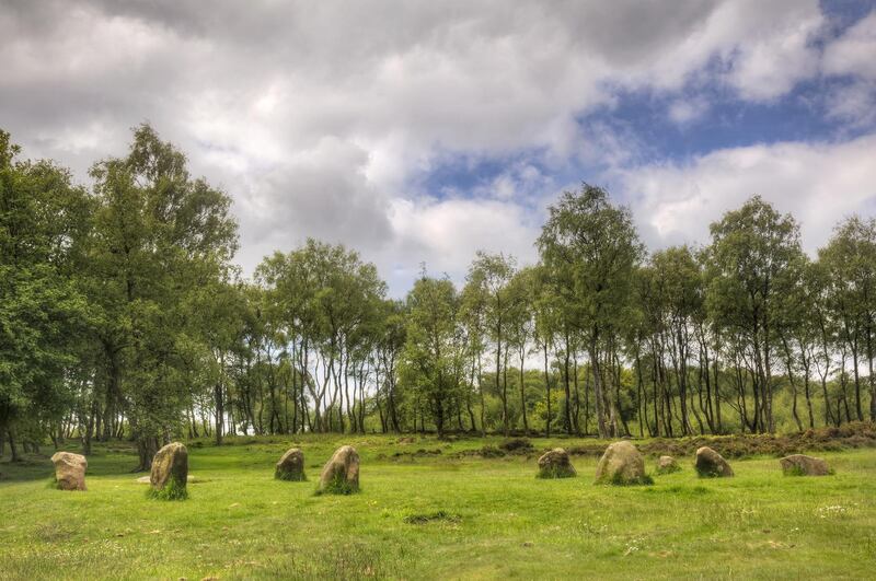 Mandatory Credit: Photo by Julie Woodhouse/imageBROKER/Shutterstock (4980889a)
Nine Ladies Stone Circle, Stanton Moor, Derbyshire, England
VARIOUS