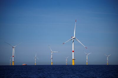 The Saint-Nazaire offshore wind farm took more than a decade to build. AP 