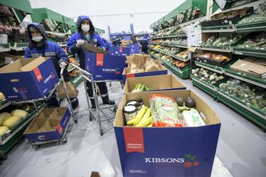 Fresh food firm Kibsons was forced to suspend operations after a warehouse was evacuated on Sunday. Ruel Pableo for The National