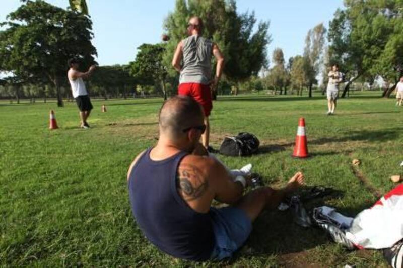 Tryouts for the UAE Falcons took place in September 2010 at Safa Park in Dubai.