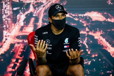 Mercedes' Lewis Hamilton after winning the Spanish Grand Prix. Reuters