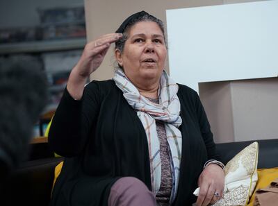 Eman Yosry during an interview at the Grenfell Recovery Centre, west London, ahead of the fifth anniversary of the Grenfell Tower fire. PA.