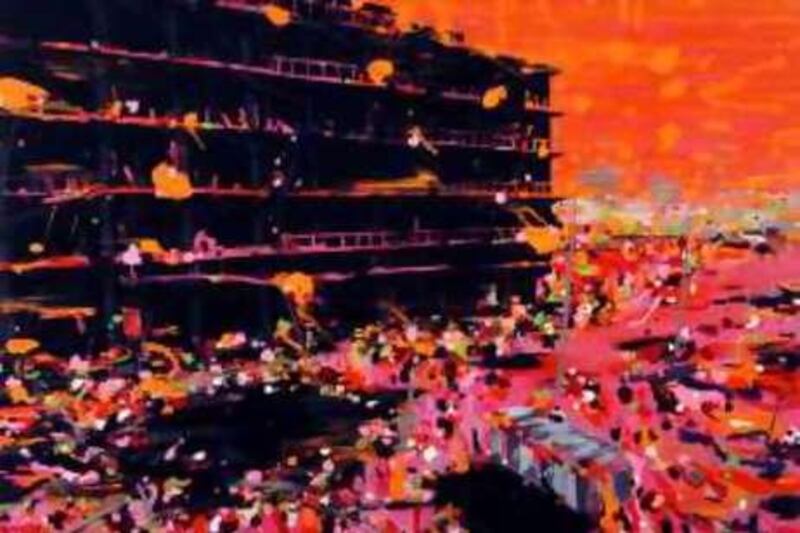 Handout image showing John Jurayi's 'Untitled (Bomb 2005 #3)' (2007)