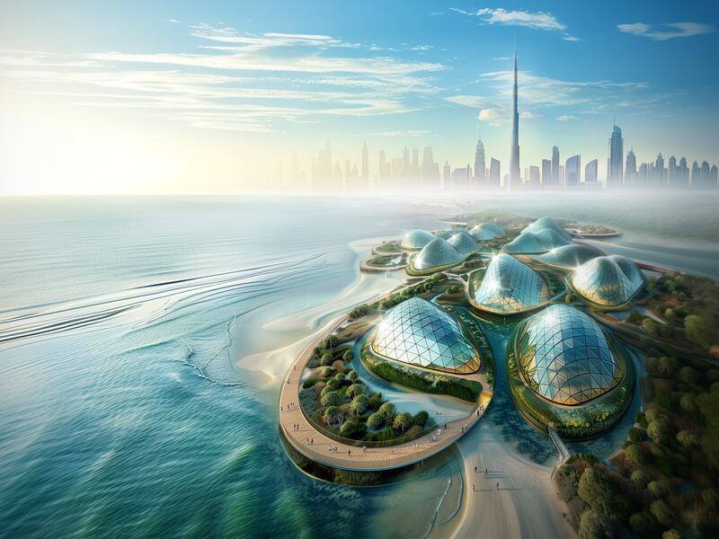 Dubai Mangroves is set to be the world's largest coastal regeneration project. All photos: URB