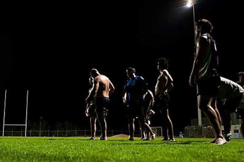 Players from Abu Dhabi Saracens have been training at the Al Ghazal Golf Club ahead of the start of the UAE Conference season, which will be their first.