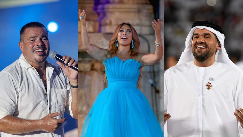 Amr Diab, Najwa Karam and Hussain Al Jassmi are just some of the artists who released summer anthems over the years. AFP