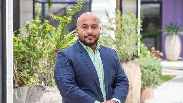 Mohammed Alnamara, founder of Namara, says the company aims to help people who live from one pay cheque to the next. Leslie Pableo for The National