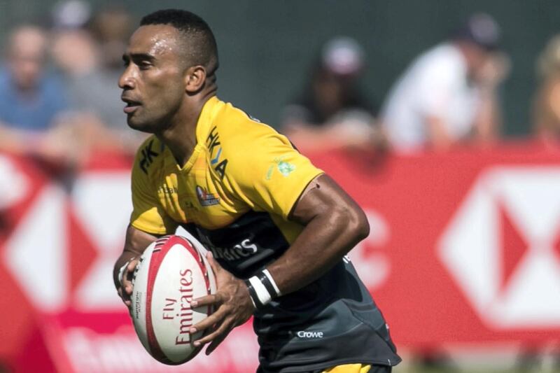 DUBAI, UNITED ARAB EMIRATES - DECEMBER 1, 2018. 

DUBAI HURRICANES, yellow, win the GULF MEN'S LEAGUE game against ABU DHABI HARLEQUINS, 
on the final day of this year's Dubai Rugby Sevens.

(Photo by Reem Mohammed/The National)

Reporter: 
Section:  NA POAN