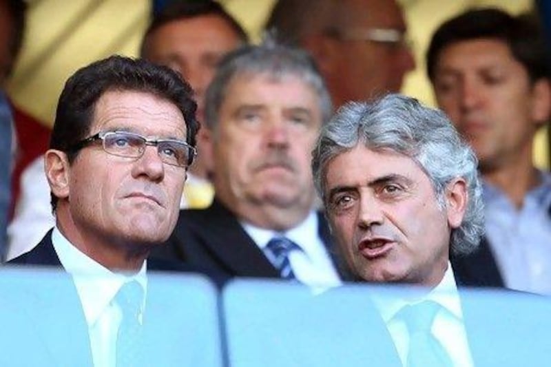 The candidates for the role at Tottenham include Franco Baldini, right, a former assistant to Fabio Capello for England.