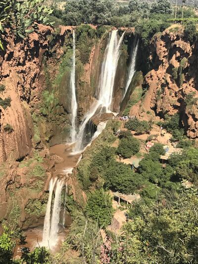 Ouzoud Falls near the Moyen Atlas village of Tanaghmeilt, in the province of Azilal,150 kilometres northeast of Marrakesh. Melinda Healy