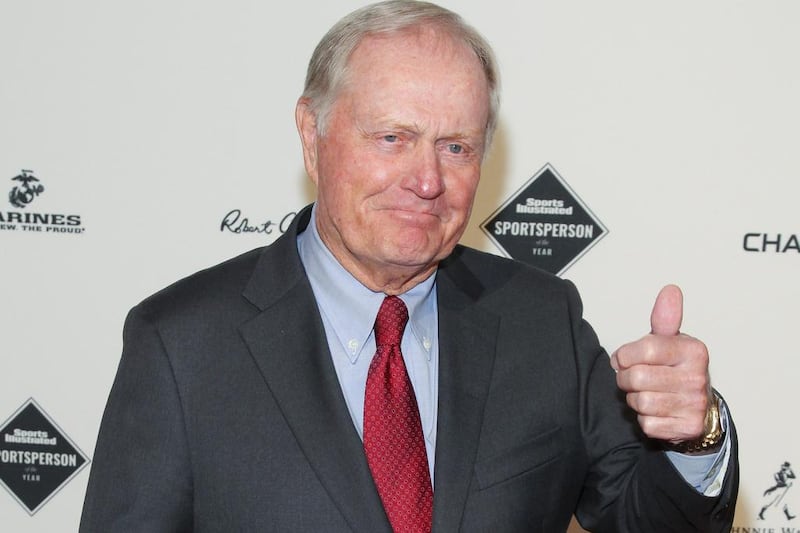 Golfing great Jack Nicklaus shown at the Sports Illustrated Sportsperson of the Year ceremony on Tuesday night in New York City. Andy Kropa / Invision / AP / December 15, 2015 