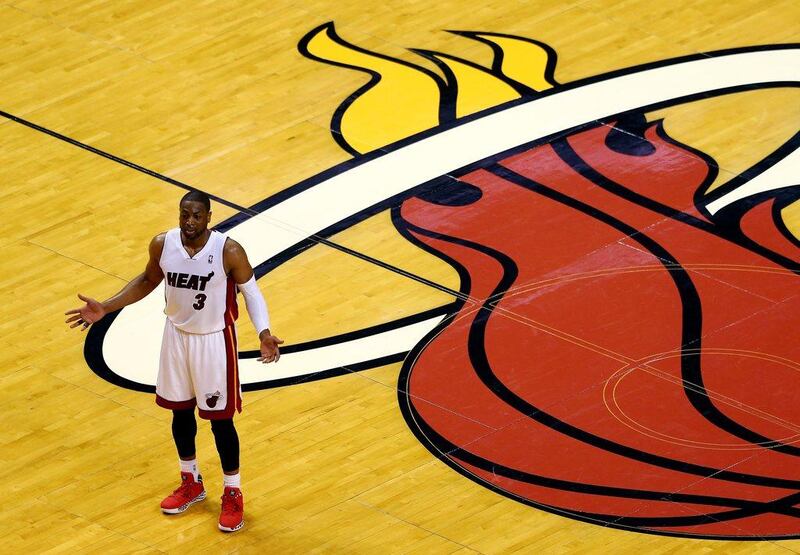 Dwyane Wade is averaging 24.3 points per game in three contests in the Eastern Conference finals for the Miami Heat. Alex Trautwig / Getty Images / AFP 
