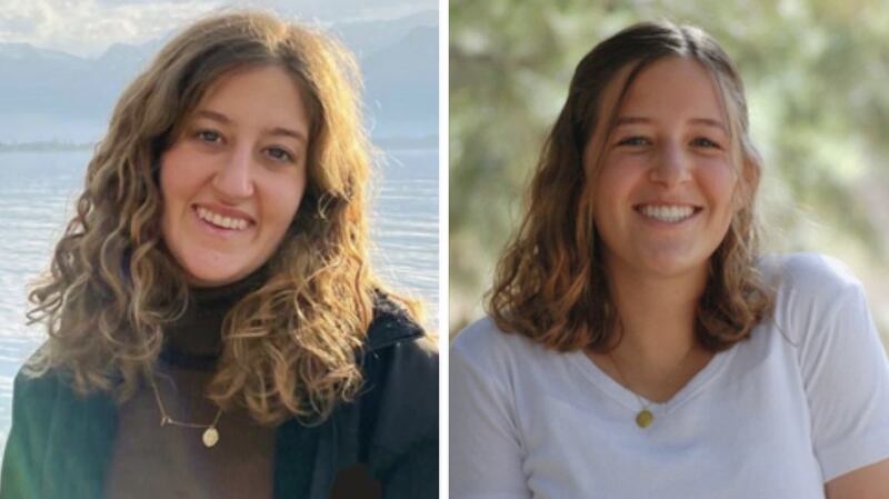 Maia, left, and Rina Dee, the two British-Israeli sisters who were killed in a gun attack in the occupied West Bank. PA