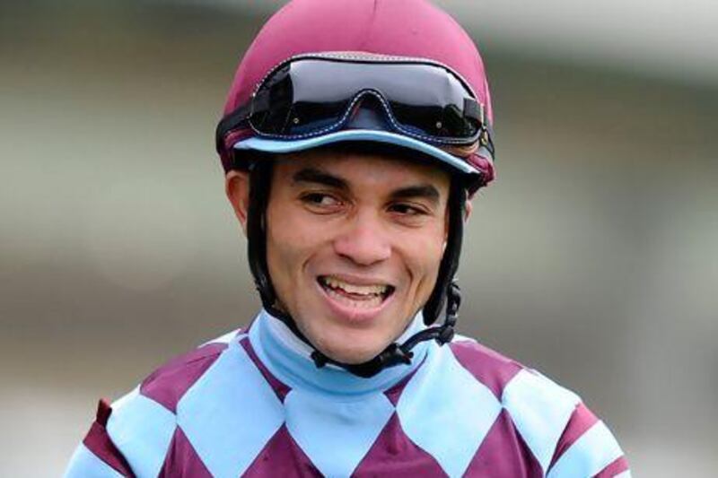 Jockey Joel Rosario will ride Orb on Saturday at Saratoga. Alan Crowhurst / Getty Images