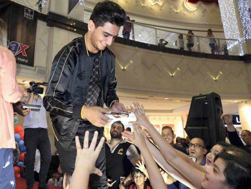 Dubai, United Arab Emirates - September 28th, 2017: Mohammed Assaf will be conducting a meet and greet including handing out CD's and singing to his fans. Thursday, September 28th, 2017 at Oasis Mall, Dubai. 