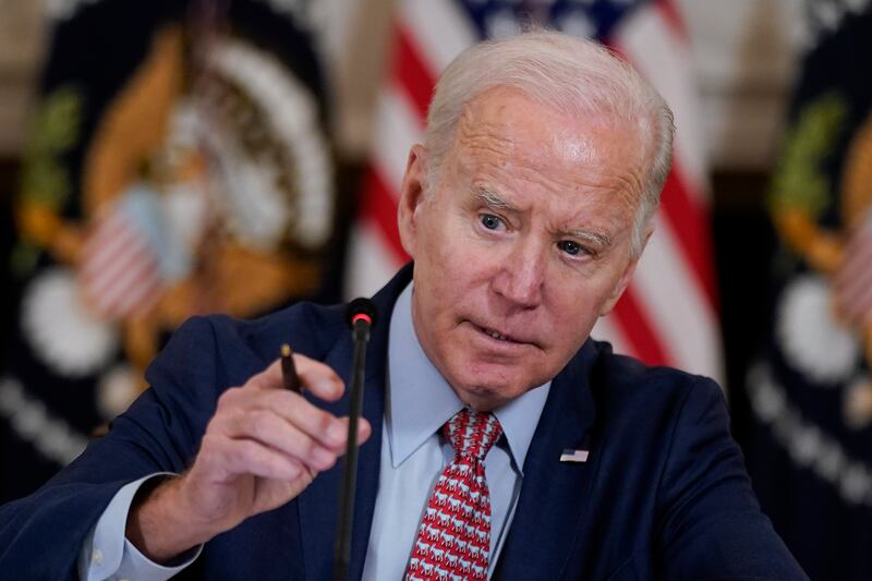 President Joe Biden's opinion piece on anti-Semitism was published on the eve of Passover, the Jewish holiday commemorating the escape from slavery in ancient Egypt. AP