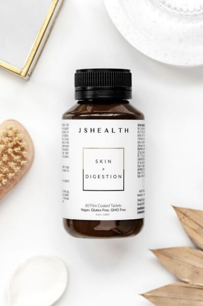 JS Health Skin + Digestion formula. Photo: The Skincare Edit