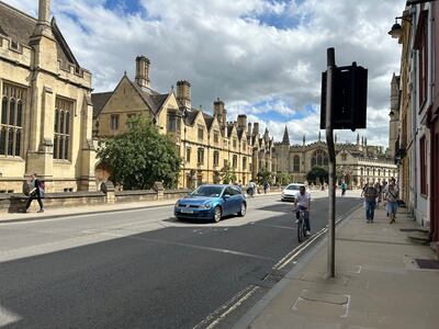 Oxford has angered residents with plans to cut one in four car journeys by 2030. Matthew Davies / The National